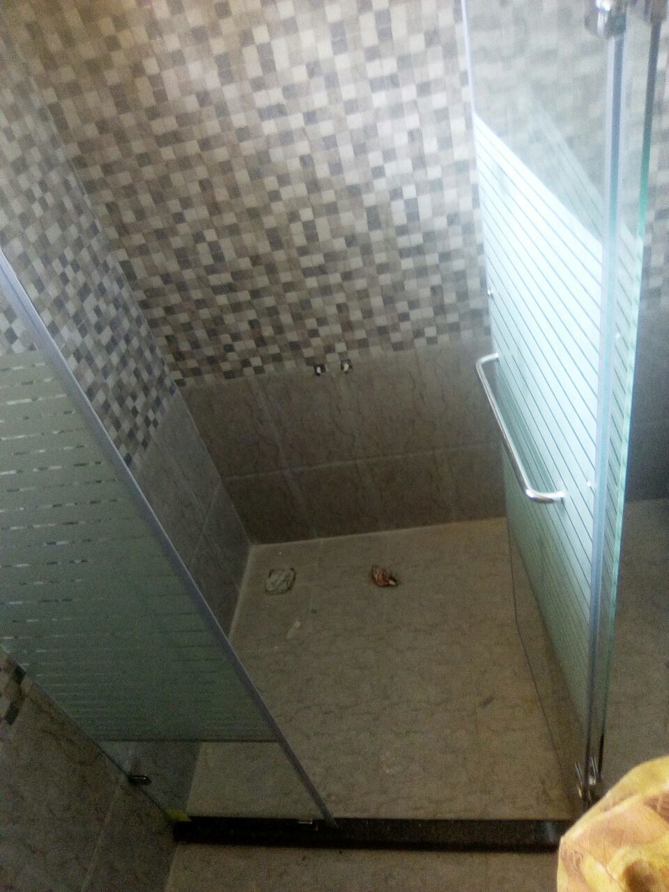 Shower Glass Sliding Partition - Size: According To Order
