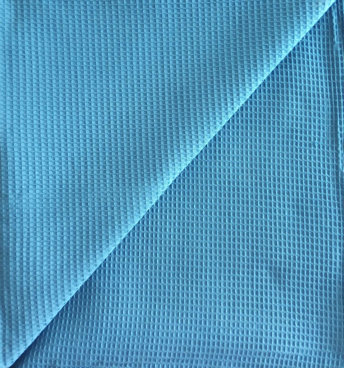 Exceptionally Soft Dyed Cotton Waffle Fabric