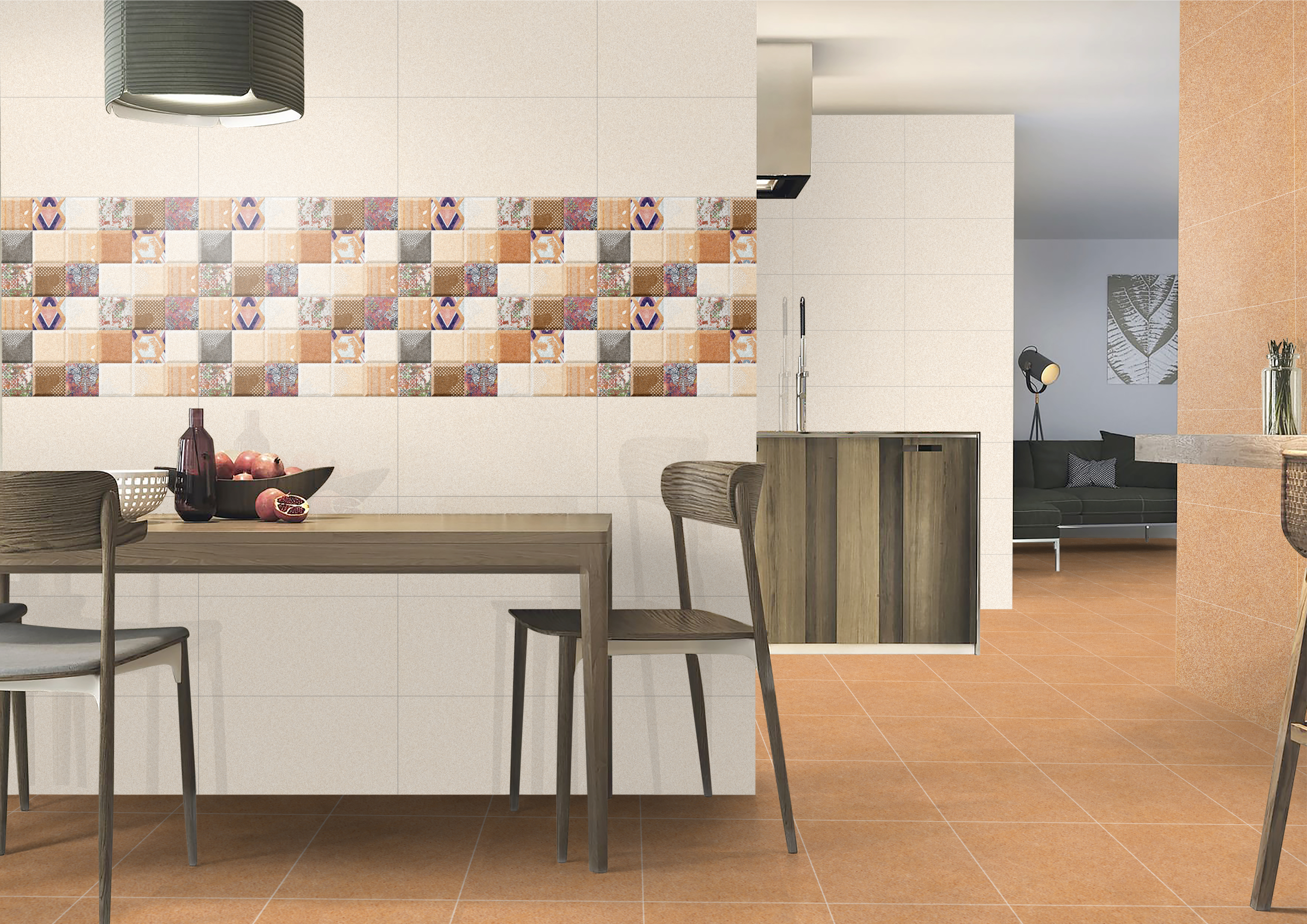 Whites Decorative Bathroom Wall Tiles