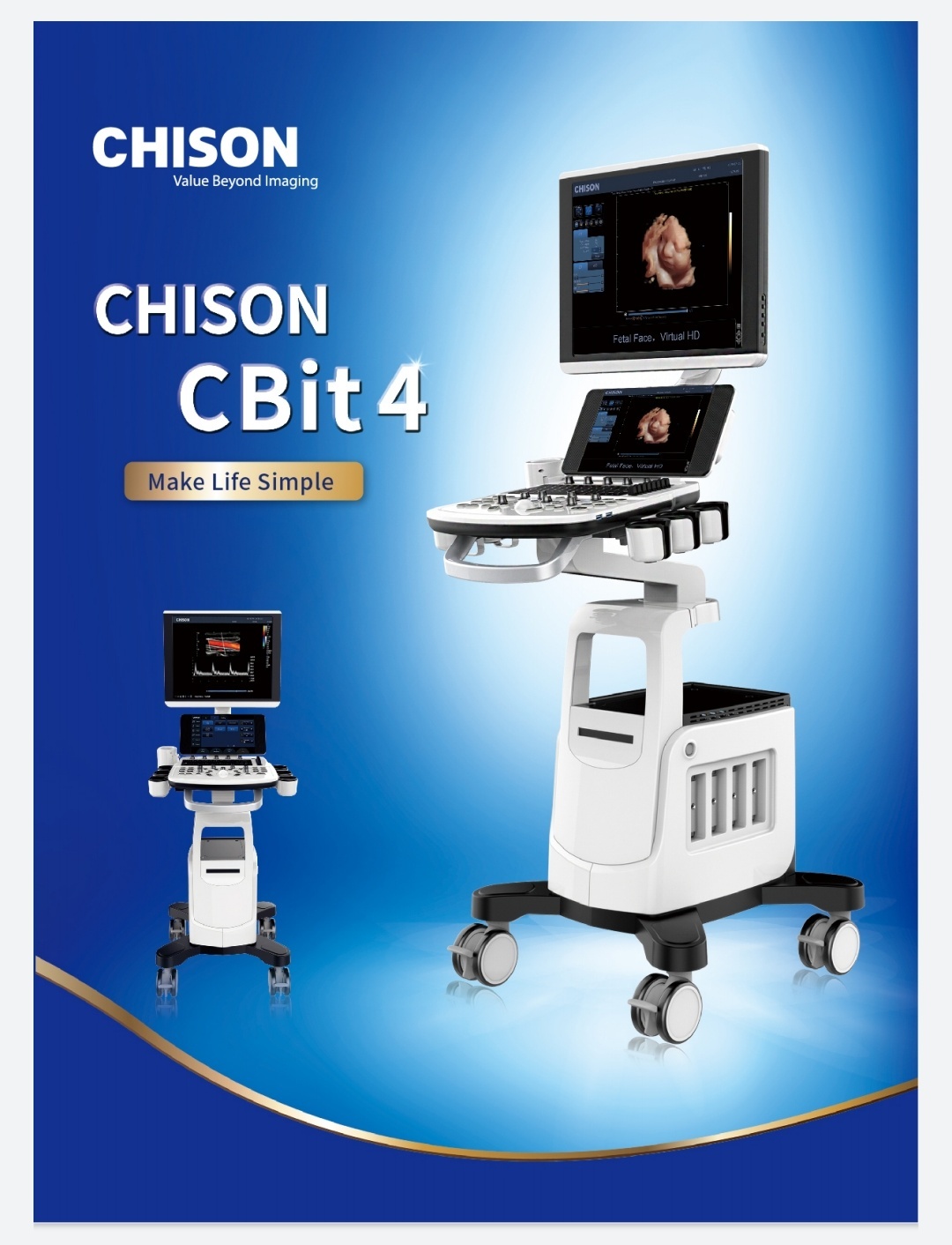 Latest Technology Cbit 4 Ultrasound Machine