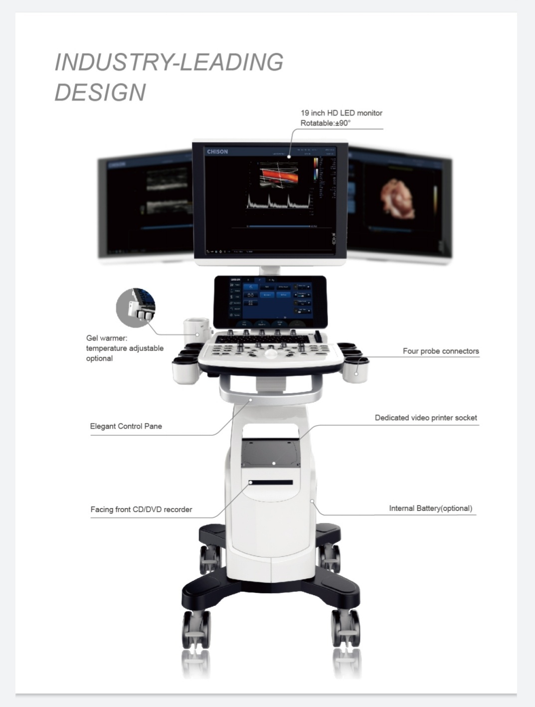Latest Technology Cbit 4 Ultrasound Machine