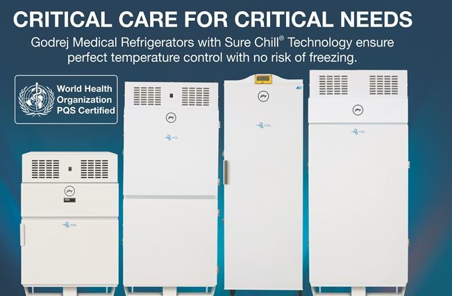 White 75 Ltr Medical Ice Lined Refrigerator
