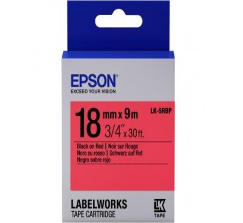 Lk-5Rbp 18Mm B/R Label Tape - Features: Good Quality