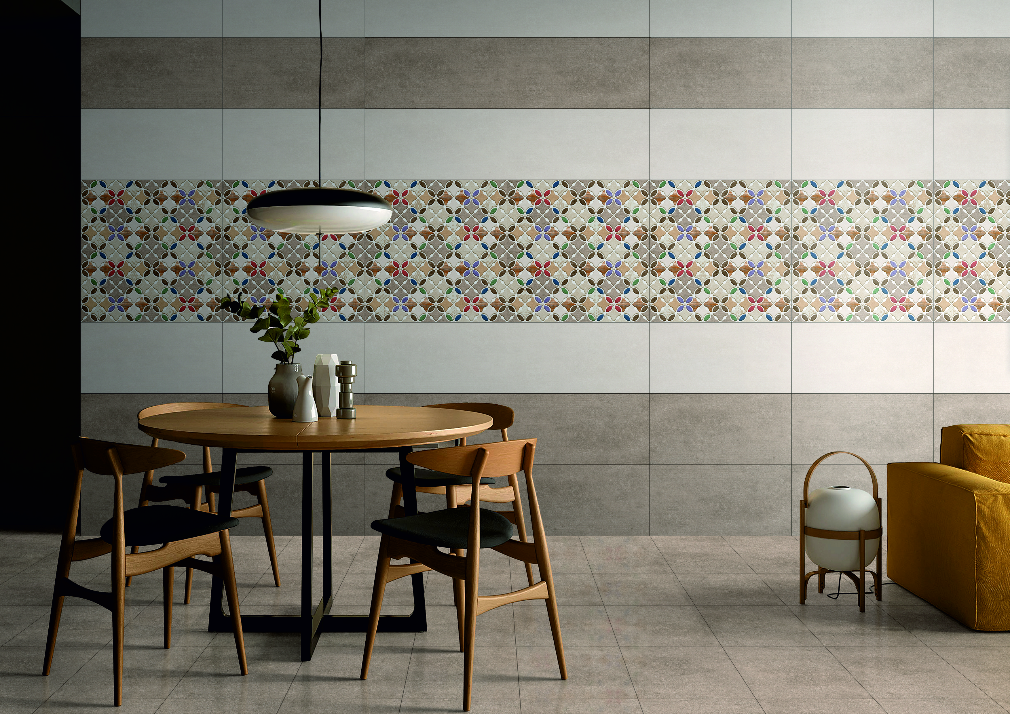 Whites 12*24 Digital Interior Wall Tiles