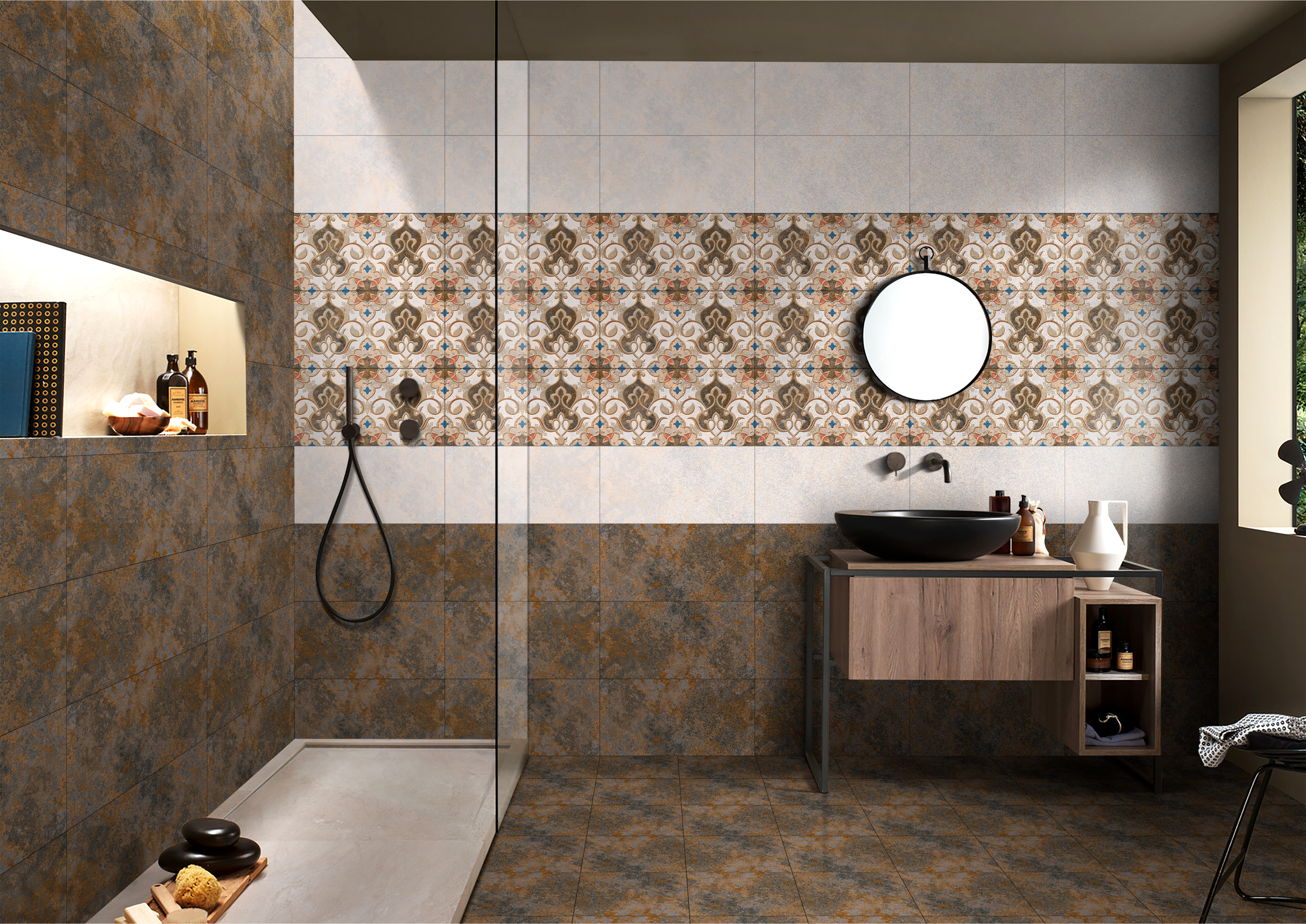 Grays 300*600 Mm Ceramic Decorative Wall Tiles