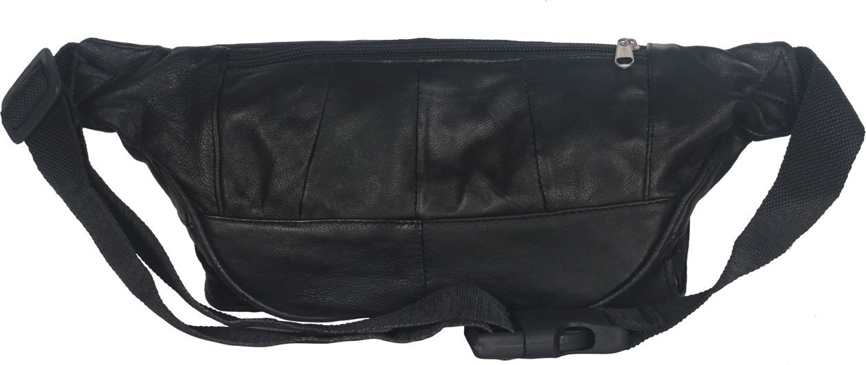 Leather Waist Bags - Pure Leather, Standard Size | Multiple Pockets, Zipper Closure, Adjustable Strap For Everyday Carry, Travel, Outdoor Activities