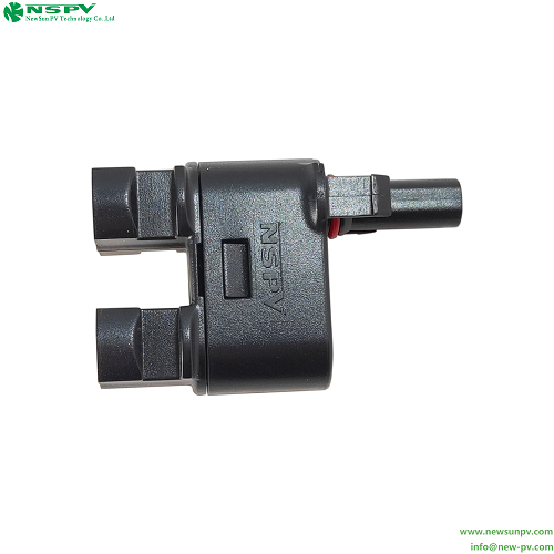 Black Tuv Certified 2 To 1 Solar Branch Connector 1500vdc Mc4 Branch For Solar System Connection