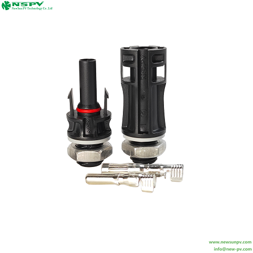 Pv4.0 Panel Connector - 1500vdc, 35a Rated Current | Ip68 Waterproof, Ppe/pa Material, -40 To +85°c Operating Temperature