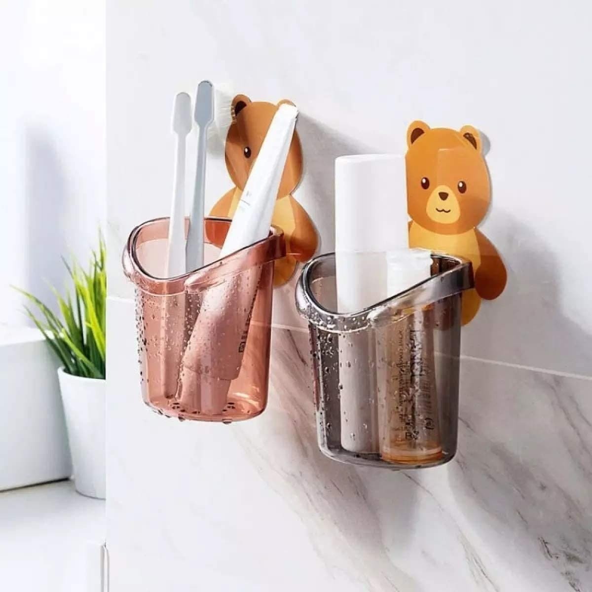 Teddy Bear Tooth Brush Holder