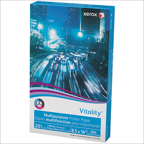 Legal, 20lb, 92-Bright, 500 Sheets Xerox Vitality Multipurpose Printer Paper