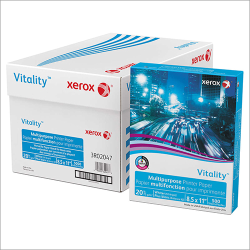 Letter, 20lb, 92-Bright, 10 Reams of 500 Sheets Xerox Vitality Multipurpose Paper