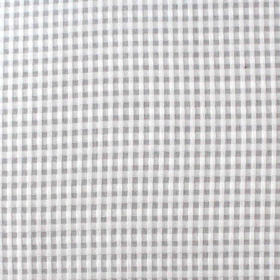Checked Bamboo Muslin Fabric Dobby - Color: As Per Buyer Requirement