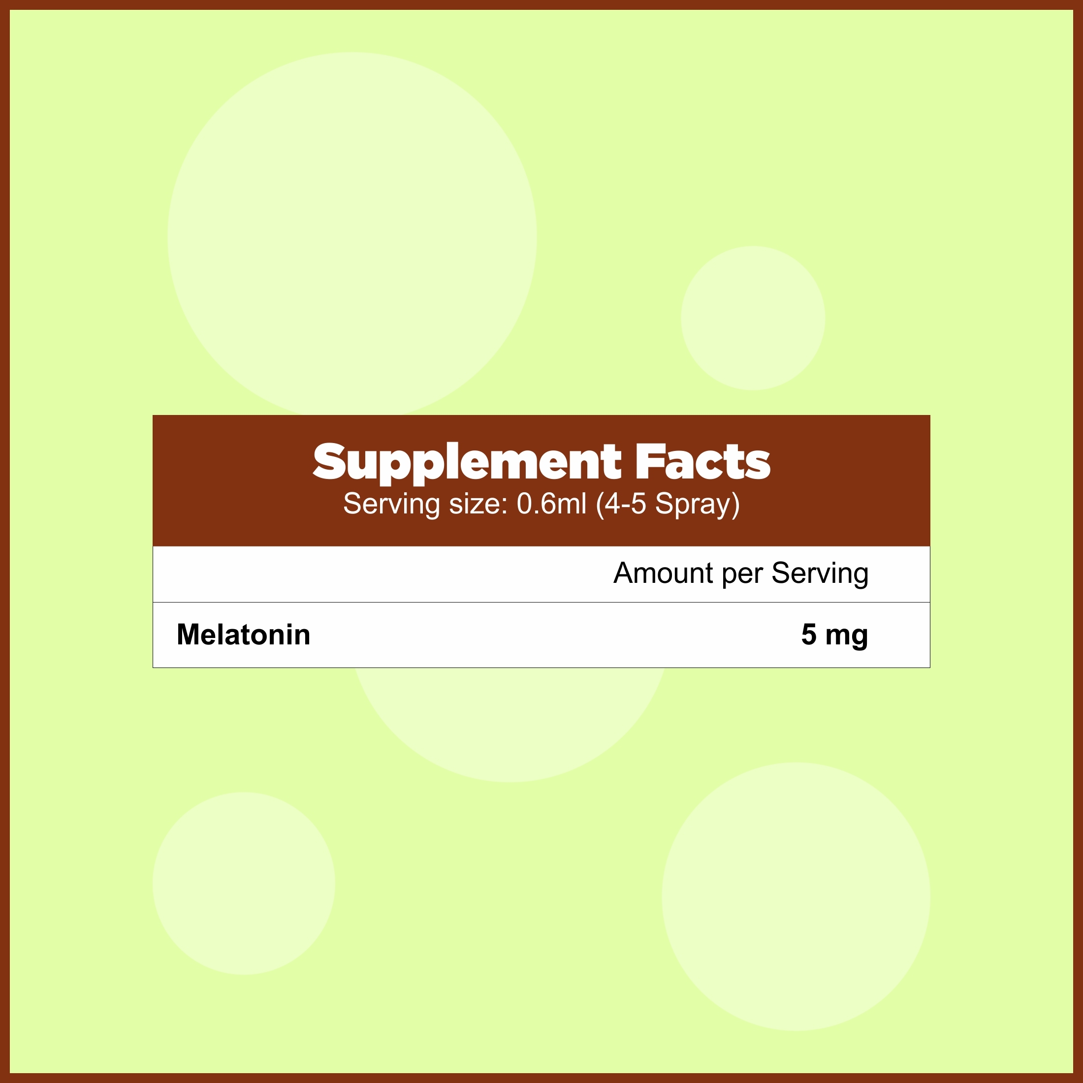 Melatonin Spray