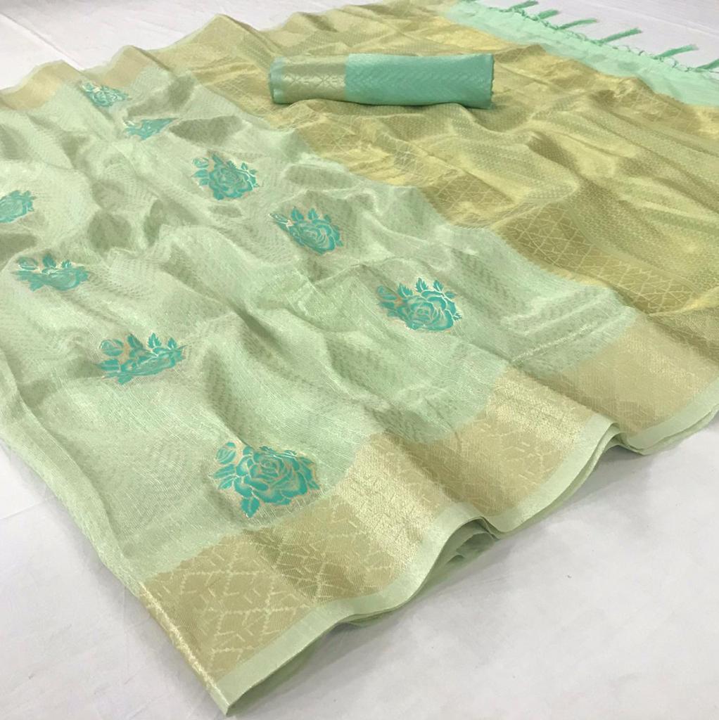 Cotton Silk Handloom Saree