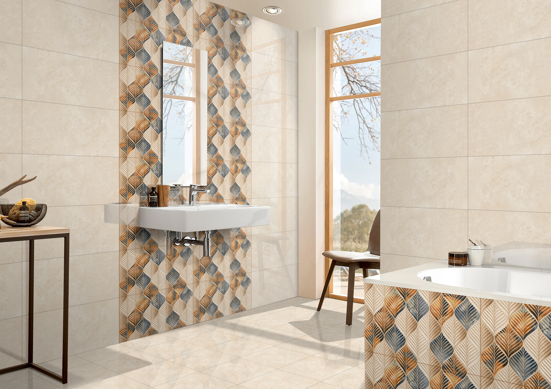 Designer Glossy Series Wall Tiles Size: 300*600 Mm