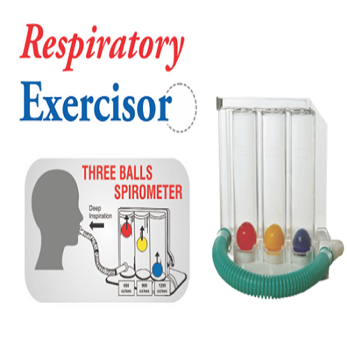 Spirometer 3-ball Respiratory Exerciser - Dimension (L*w*h): 20*20*12 Centimeter (Cm)