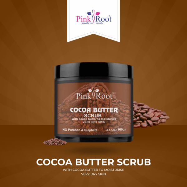 100gm Pink Root Cocoa Butter Scrub Age Group: All Age Group