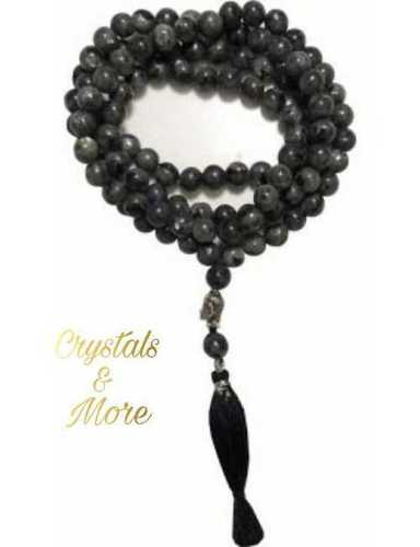 Grey agate Mala