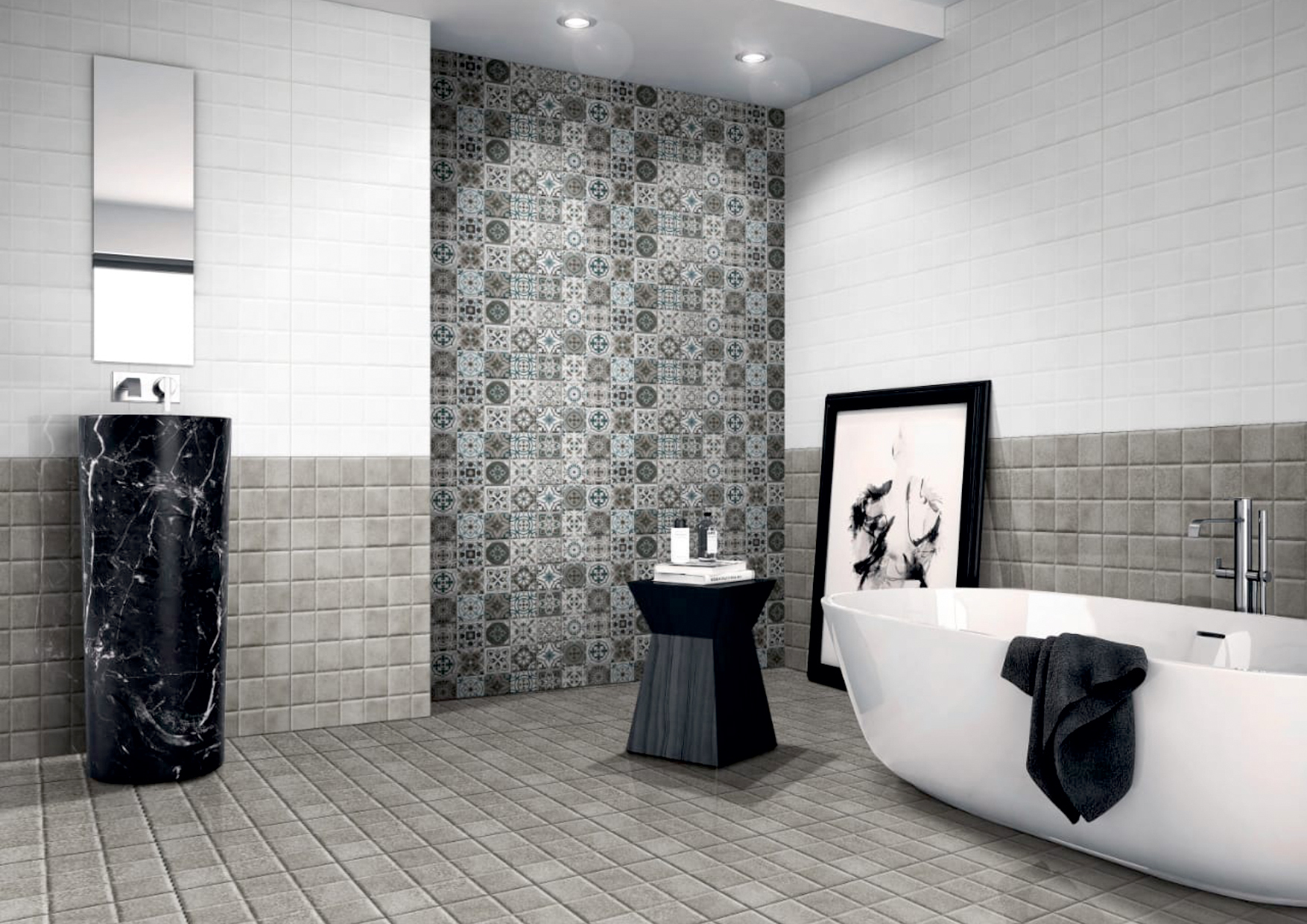 12*24 Digital Plain Wall Tiles Size: 300*600 Mm