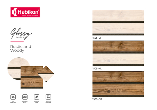 ग्लॉसी सीरीज़ वॉल टाइल्स का आकार: 300* 600 मिमी