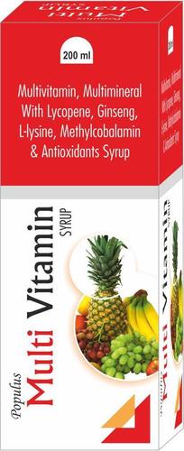 Multi Vitamin Syrup - Packaging Type: Bottle