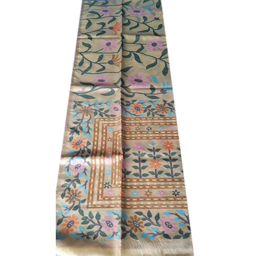 Spring Rasum Moslin Tasor Colour Jamdani Saree