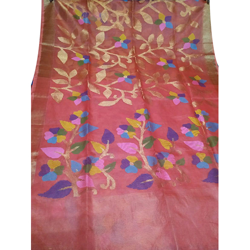 Rasum Moslin Jamdani Saree - Premium Quality Fabric With Blouse Piece , Available In All Colors For Every Season