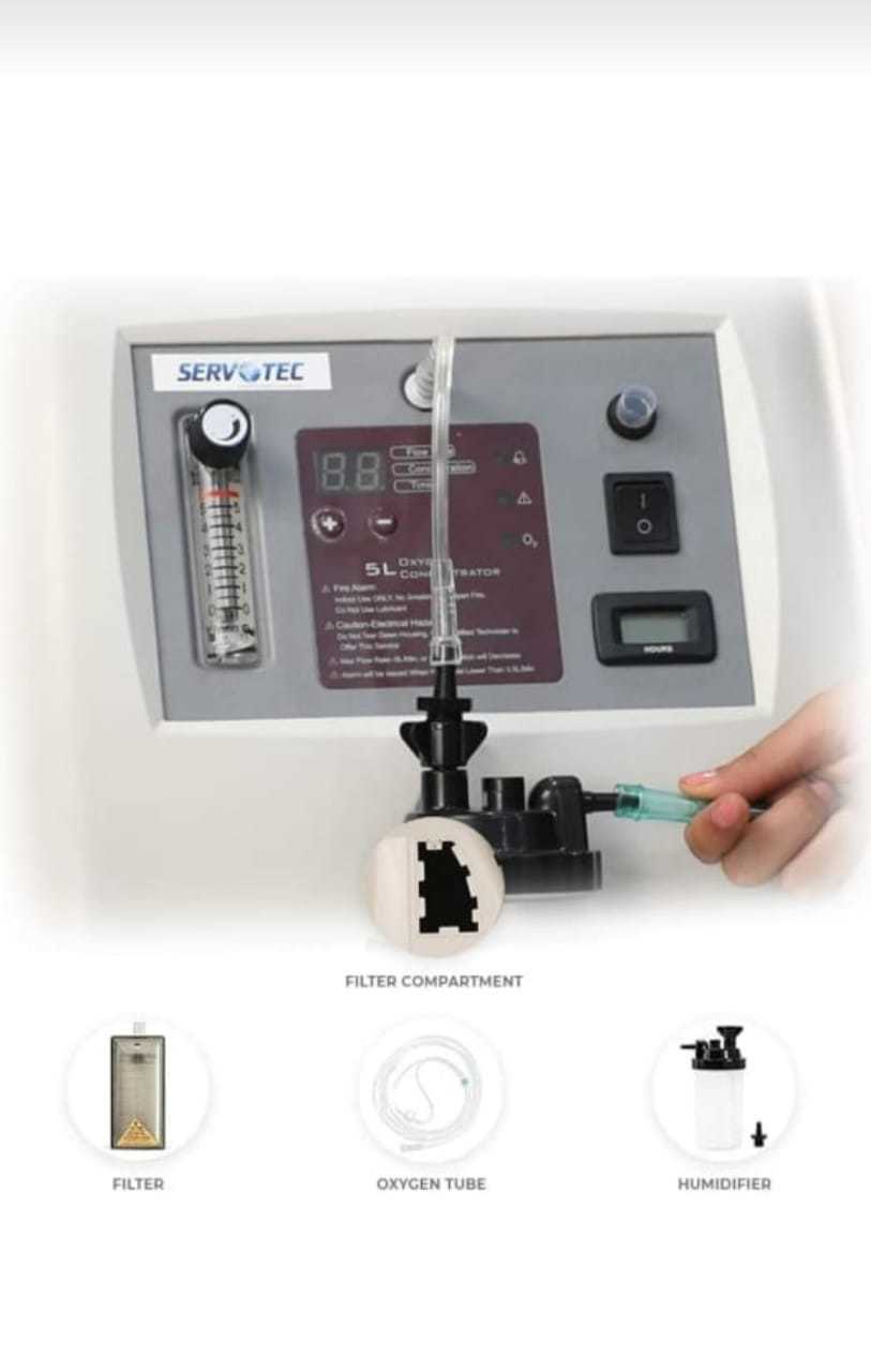Oxygen Concentrator Single Flow, Operation: Electrical
