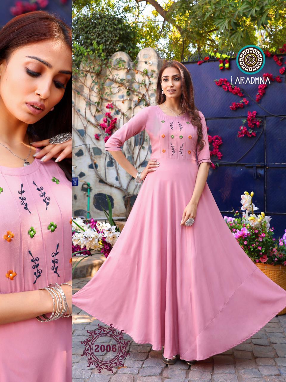 Reguler Rayon Kurti Gown