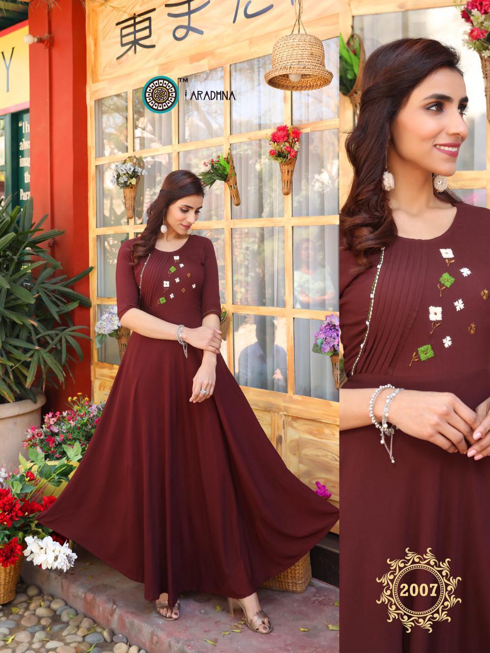 Reguler Rayon Kurti Gown