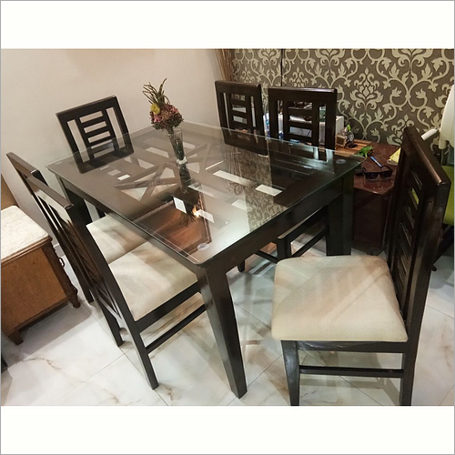 Luxor Solid Wooden Dining Table With 6 Seater Indoor Furniture