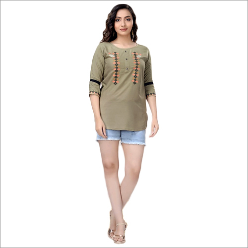Ladies Embroidered Top Size: All