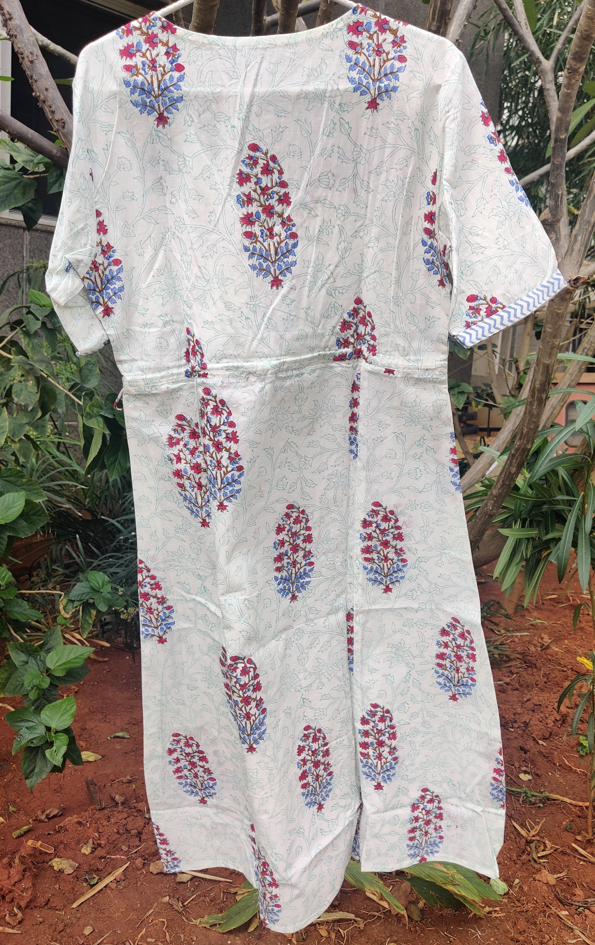 Jaal Printed Cotton Kurta - Cotton, Sizes Xs To Xxl, Printed Design, Full Sleeves | Washable, Suitable For All Age Groups, Customizable Logo