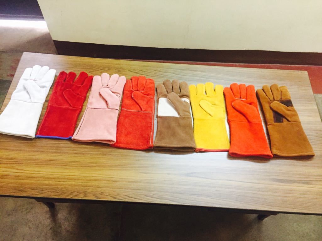 All Color Available Safety Leather Gloves