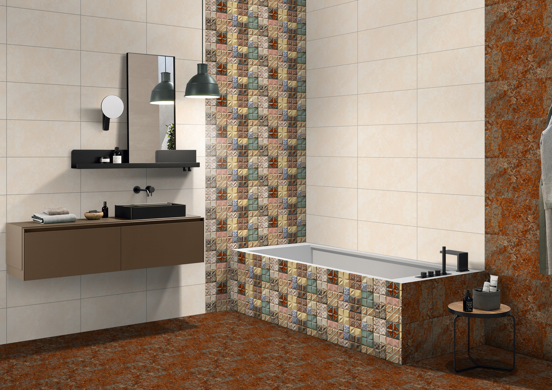 Ceramic Print Wall Tiles Size: 300*600 Mm