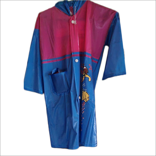 Children Raincoat - Nylon Material, Unisex Design With Cartoon Prints For Kids | Perfect For Rainy Days, Encourages Wear