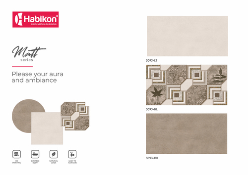 बाथरूम प्रिंट वॉल टाइल्स का आकार: 300* 600 मिमी