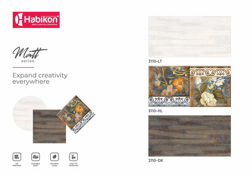 डिजिटल प्रिंट वॉल टाइल्स का आकार: 300* 600 मिमी