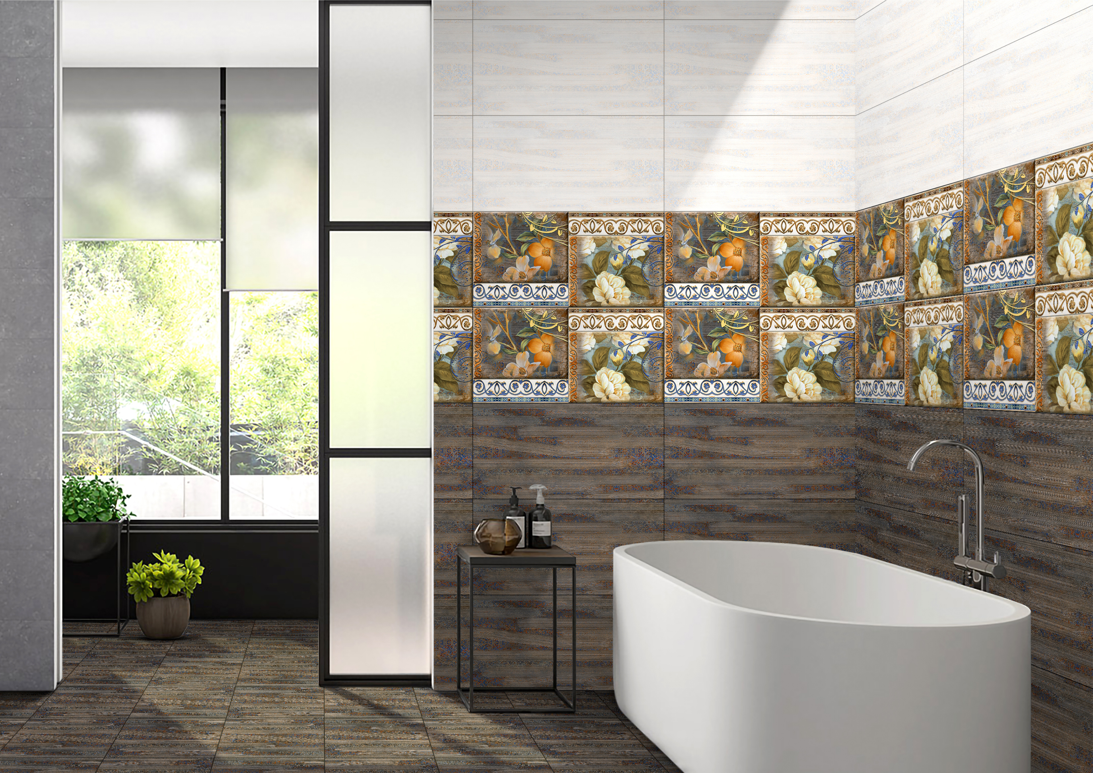 Digital Print Wall Tiles Size: 300*600 Mm