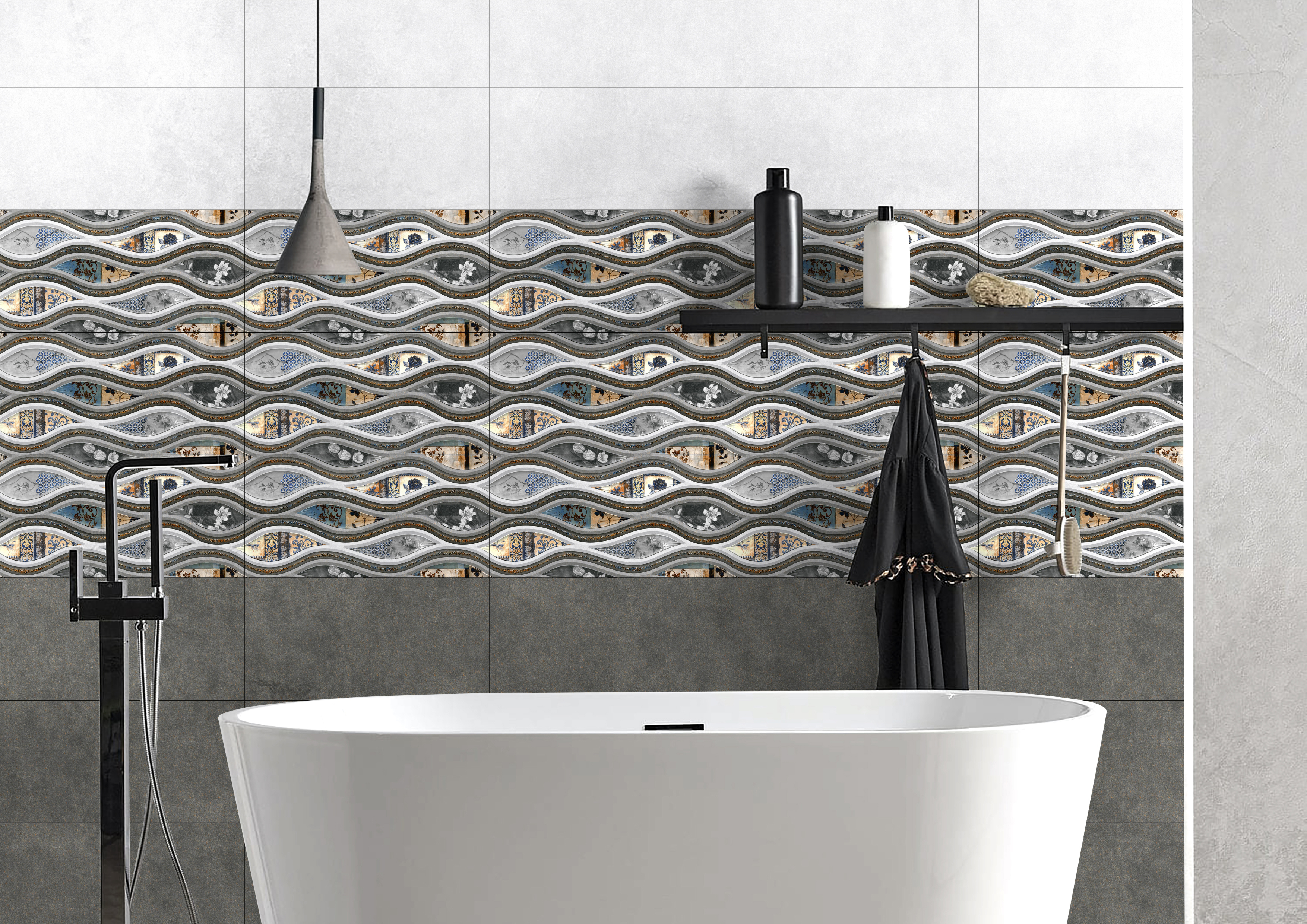 12*24 Digital Matt Wall Tiles Size: 300*600 Mm