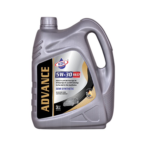 3 लीटर एडवांस 5W30 सेमी सिंथेटिक कार इंजन ऑयल डीजल कार ऑयल पेट्रोल कार ऑयल सीएनजी कार ऑयल आवेदन: ऑटोमोटिव