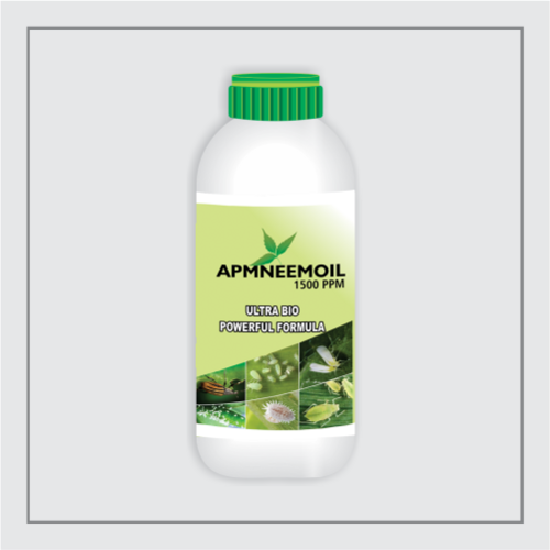 APM Neem Oil - 1500 PPM, Dark Greenish Brown Color, Highly Effective Biological Pesticide for Agriculture Crops