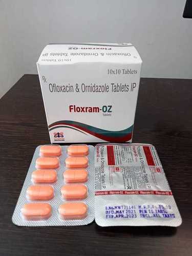 Ofloxacin 200mg + Orindazole 500mg - Orange, Oval Tablets | Broad Spectrum, Dual Action, Fast Relief