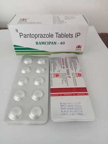 Pantaprazole 40 Mg - Pharmaceutical Grade, 10x10x2mm | Acid Reduction, Ulcer Prevention, Heartburn Relief, Fast Acting