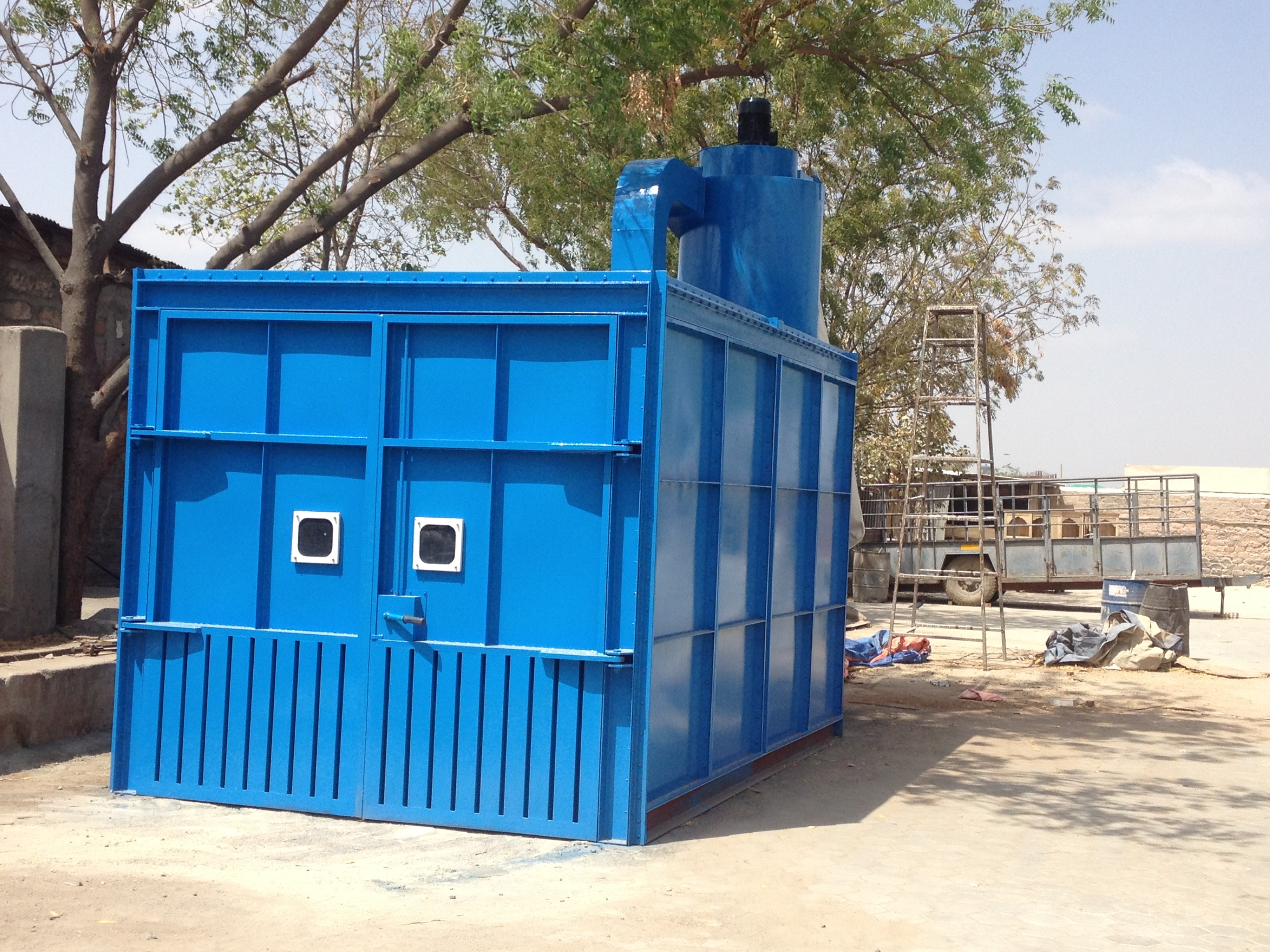 Hopper Less Blast Room Systems