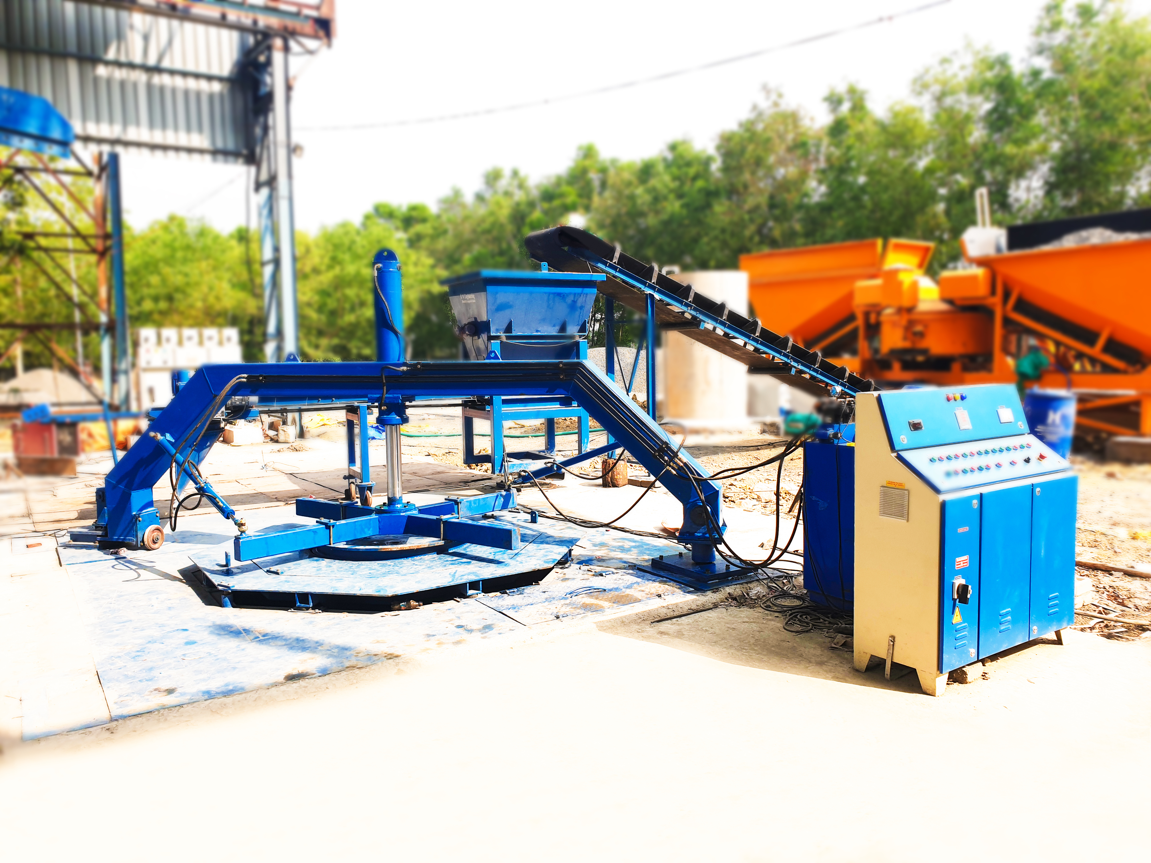 Steel Concrete Pipe Making Machine