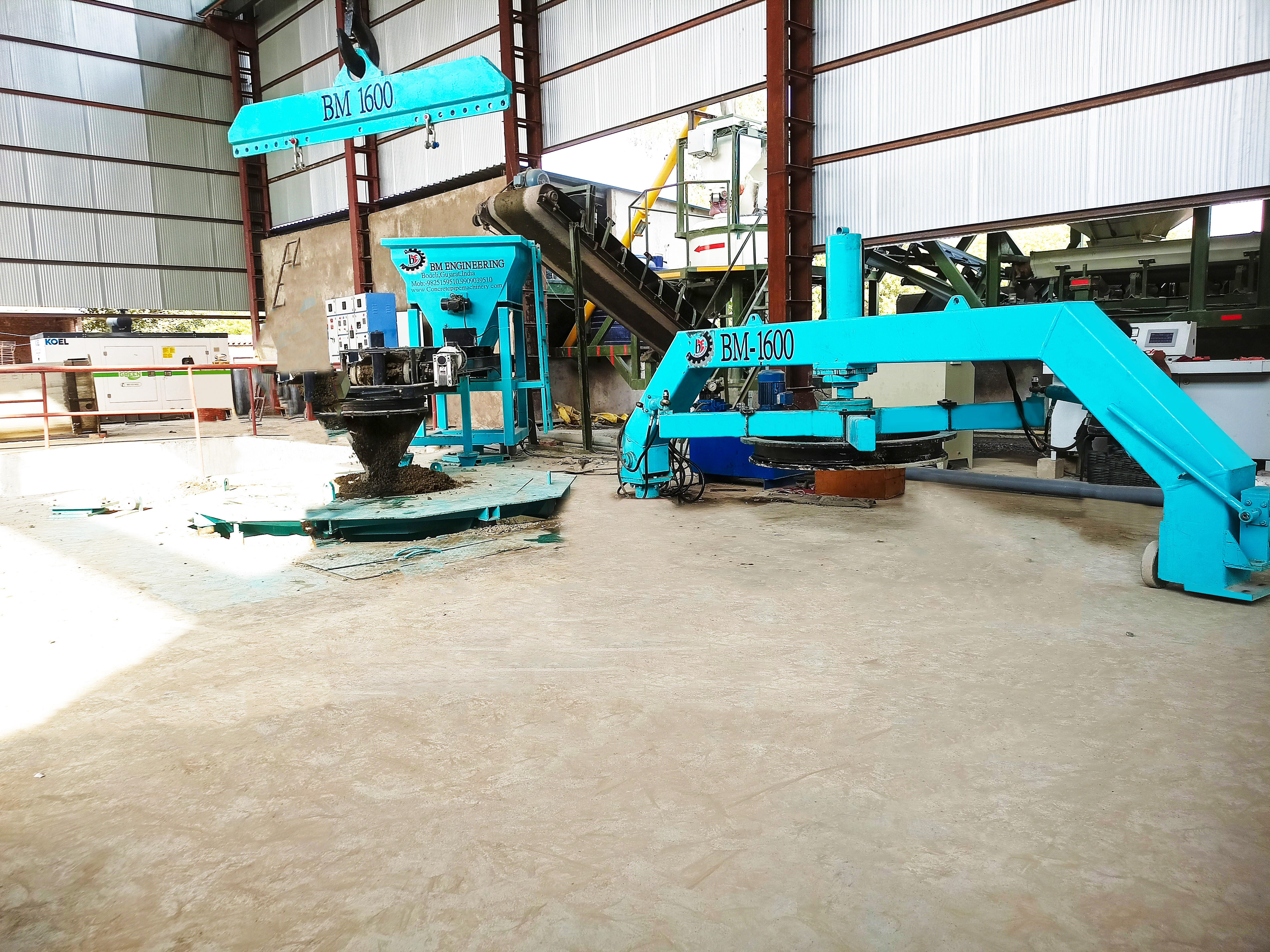 Steel Concrete Pipe Making Machine