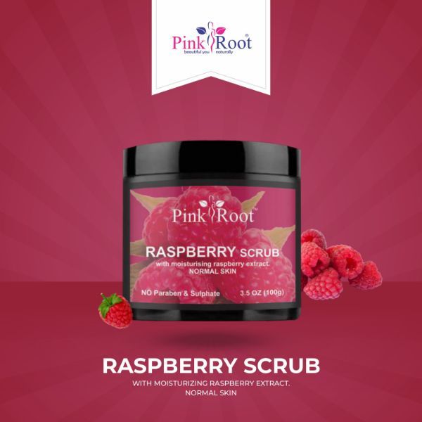 100gm Pink Root Raspberry Scrub Age Group: All Age Group