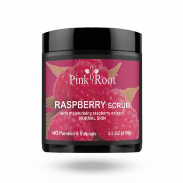 100gm Pink Root Raspberry Scrub Age Group: All Age Group