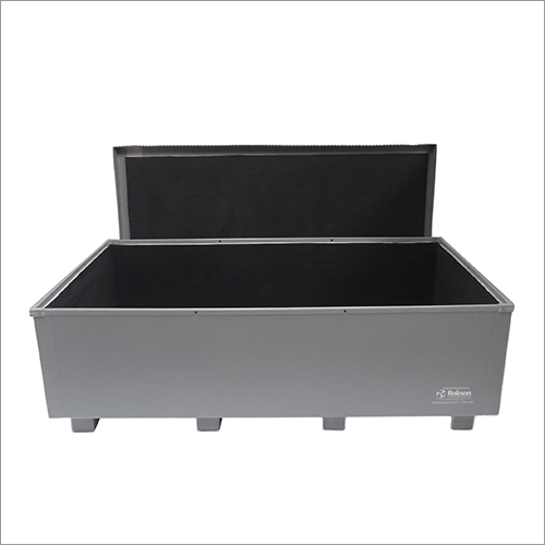 सिल्कस्क्रीन प्रिंटिंग पीपी पुन: प्रयोज्य पैलेट बॉक्स